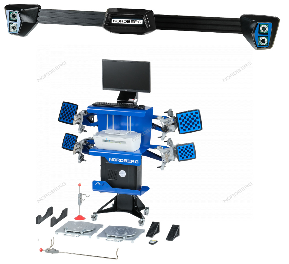 Стенд сход-развал 3D настенный, без колонны