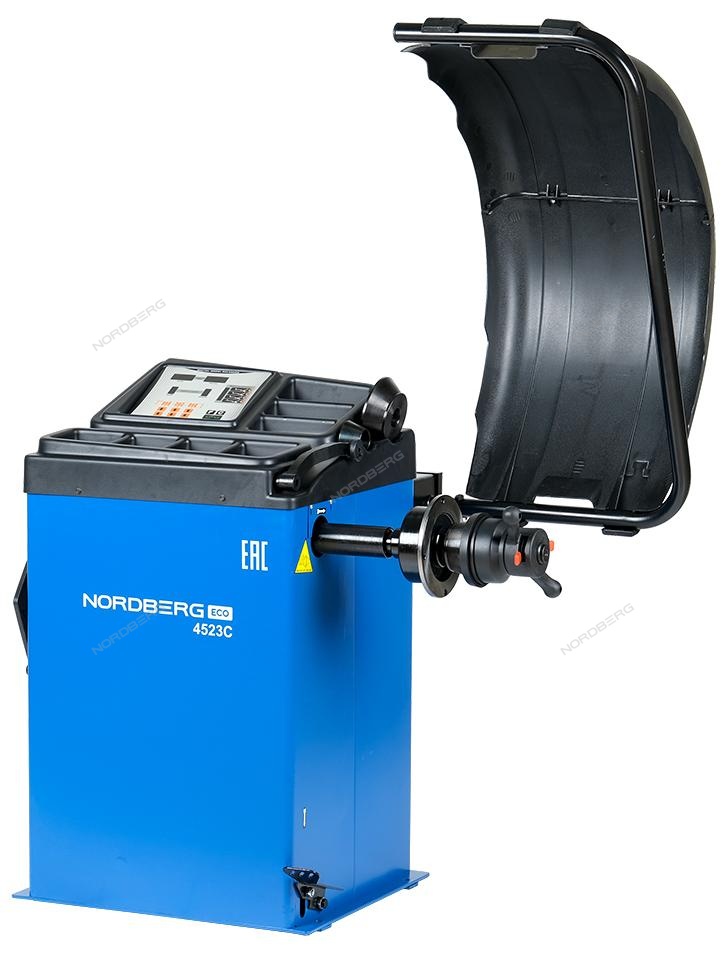 Станок балансировочный с ручным вводом параметров, синий