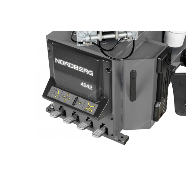 Станок шиномонтажный 380V автомат, 2х скор, стол с накладками, серый