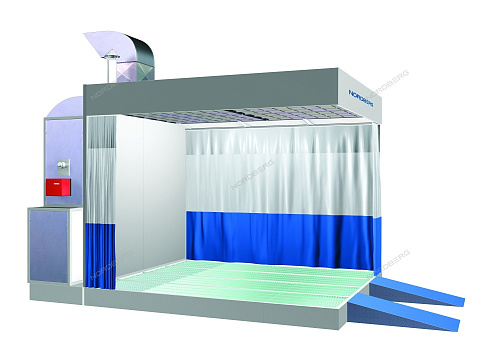 Пост подготовки NB300C к окраске с креплением к потолку (с горелкой)