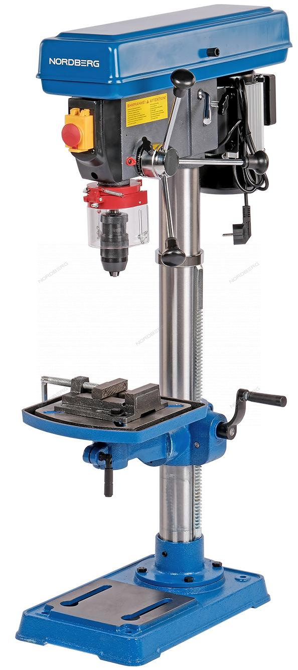 Станок сверлильный с тисками, 600 Вт, 16 мм, 12 скоростей