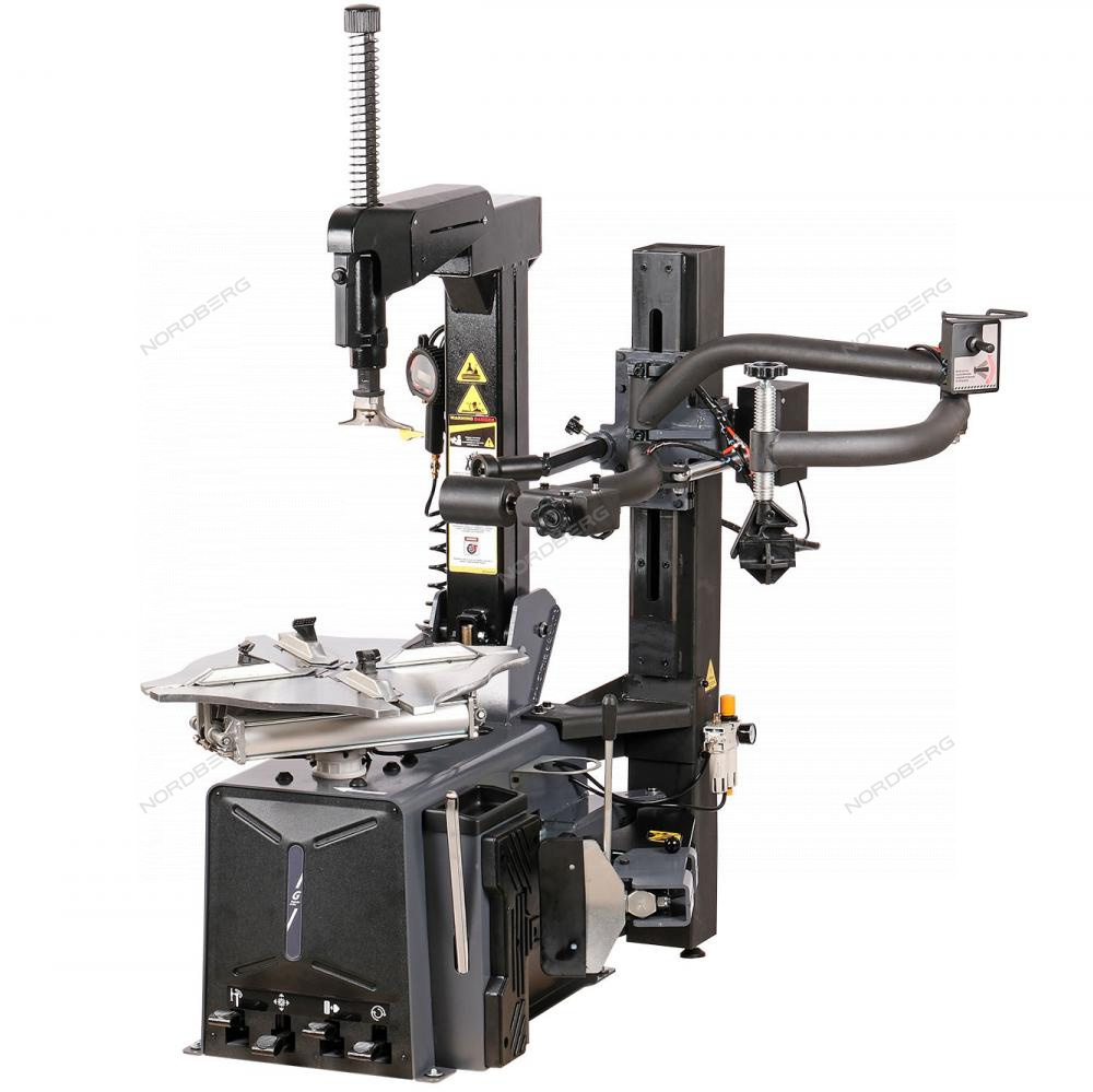 Станок шиномонтажный автомат, двухскоростной, 380 В, серый + "Третья рука" 46H44N