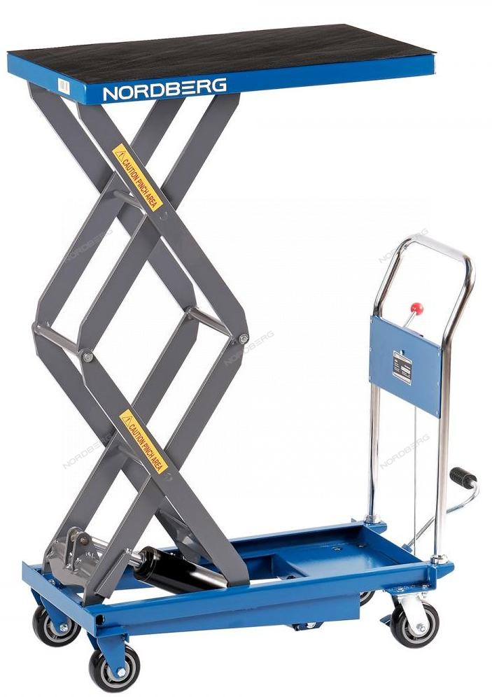 Стол подъемный гидравлический, 500 кг, двойные ножницы