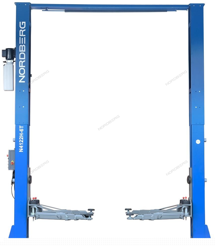 Подъемник 380V 2х стоечный 6т с верхней синхронизацией (синий)