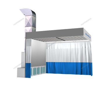 Пост подготовки NB100B к окраске с креплением к потолку