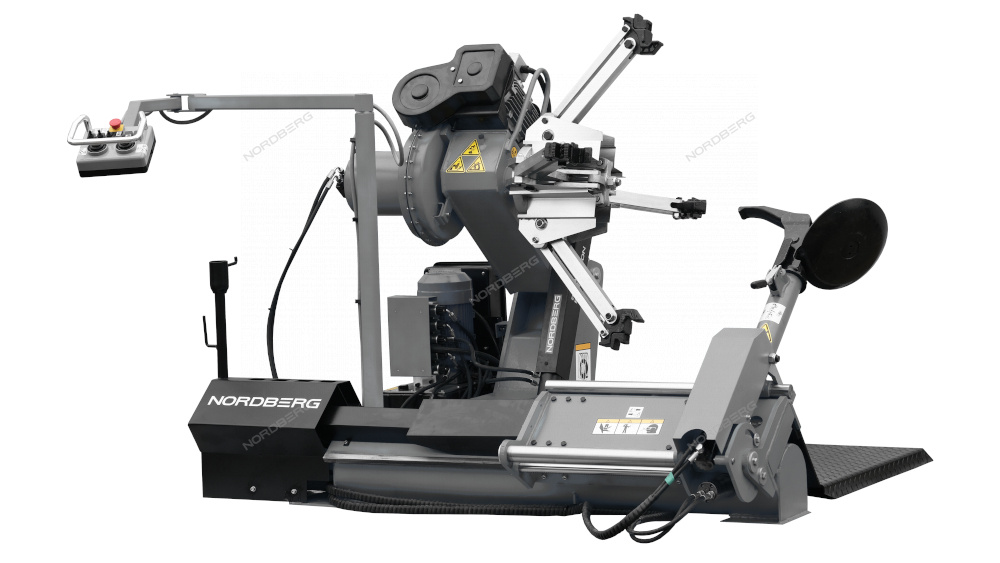 Станок шиномонтажный для грузовых автомобилей 14"-42", с пультом на штанге, 380V, серый