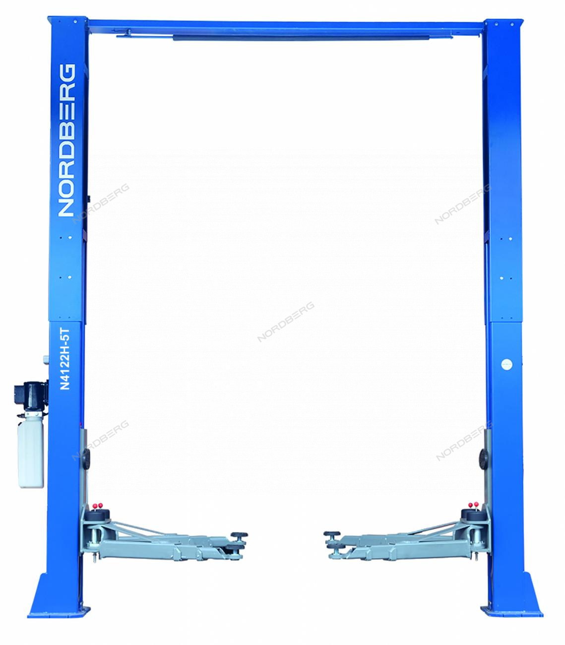 Подъемник 380V 2х стоечный 5т с верхней синхронизацией (синий)