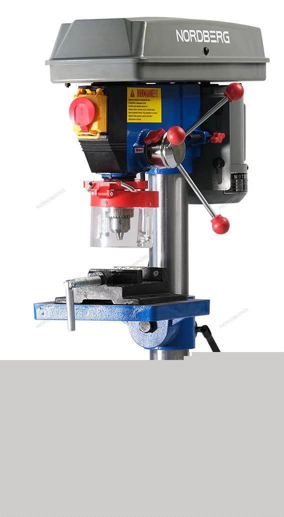 Станок сверлильный (450Вт, 13мм, макс расстояние до стола 255мм, 5 скоростей, тиски)