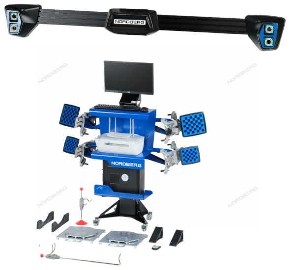 Стенд сход-развал 3D настенный, без колонны