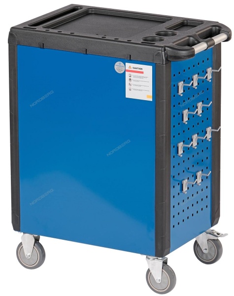 Тележка инструментальная профессиональная (синяя)