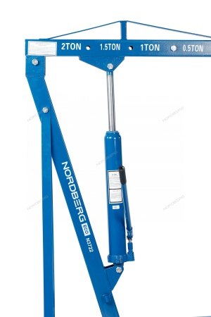 Кран гидравлический 2 тонны, складной