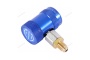 Муфта быстросъемная R1234yf низкое давление, синяя