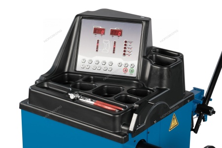 Станок балансировочный с ручным вводом параметров, синий