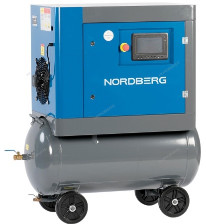 Компрессор винтовой, 4,0 кВт, 10 бар, 510 л/мин, ресивер 160 л