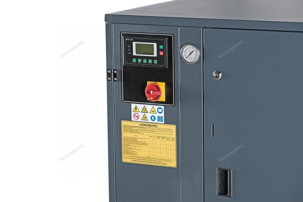 Компрессор винтовой, 15 кВт, 2100 л/мин, 10 бар, ресивер 500 л, осушитель