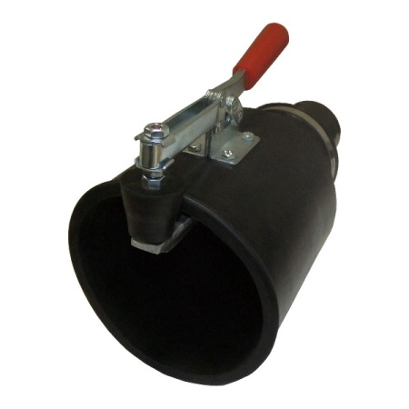 Насадка резиновая круглая с зажимом на шланг D=75мм