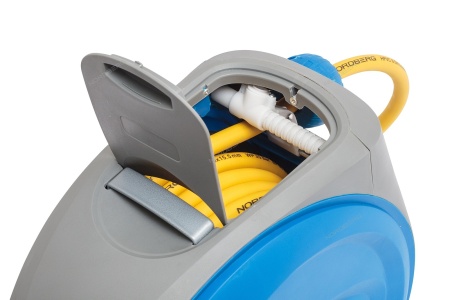 Шланг воздушный на катушке гибридный ПВХ диам. 9,5х15,5 мм, 15+1 м