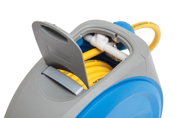 Шланг воздушный на катушке гибридный ПВХ диам. 9,5х15,5 мм, 15+1 м