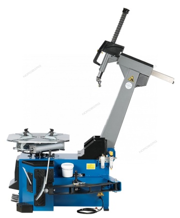 Станок шиномонтажный 380V автомат, 2х скоростн, зажимы 16-30" (синий)