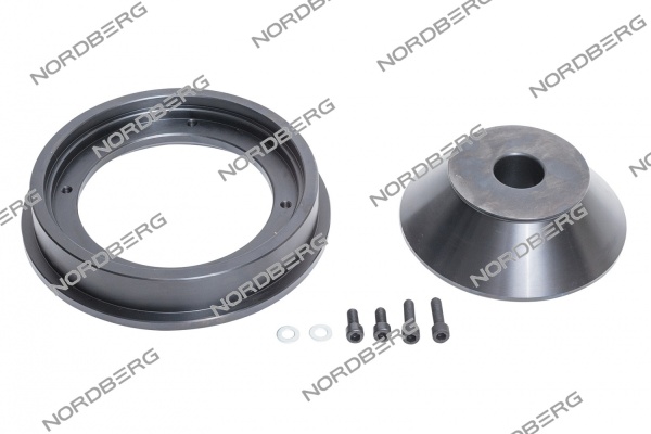 Комплект на вал 36 мм, размер 107-160 мм для балансировочного станка (конус+шайба)