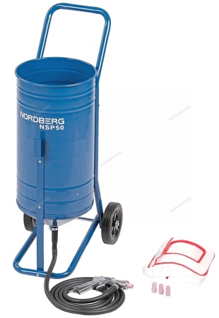 Установка пескоструйная открытая, бак для песка, 28 л