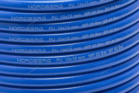 Шланг воздушный ПУ диам. 10х15мм 1 пог. м (в бобине 100м)