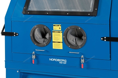 Камера пескоструйная с напорной системой подачи абразива и циклонной фильтрацией