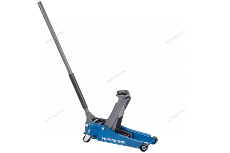 Домкрат подкатной 2,5 т с резиновой насадкой