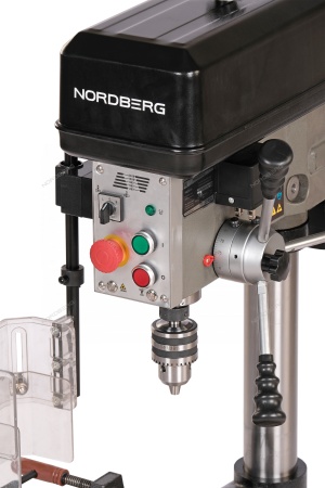 Станок сверлильный профессиональный с тисками 750 Вт, 20 мм, 5 скоростей, нарезание резьбы