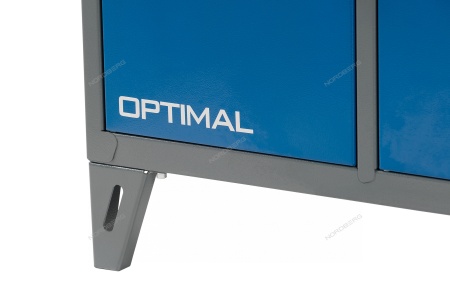 Верстак слесарный 3-х тумбовый, 2 створки /OPTIMAL-NW302/