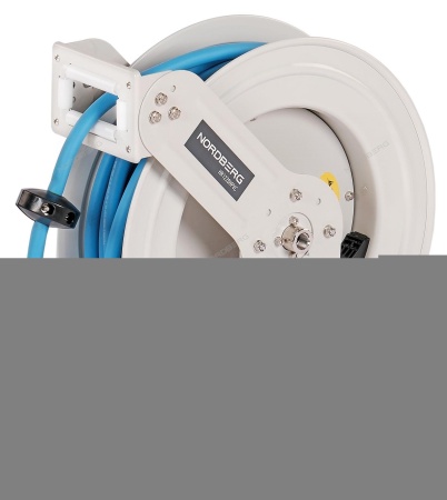 Шланг воздушный с двойным армированием на стальной катушке, гибридный ПВХ диам. 12,5х19 мм, 20 м