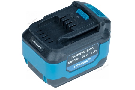 Гайковерт аккумуляторный, 1/2", 20 В, 1000 Нм, с аккумулятором 6А и зарядным устройством