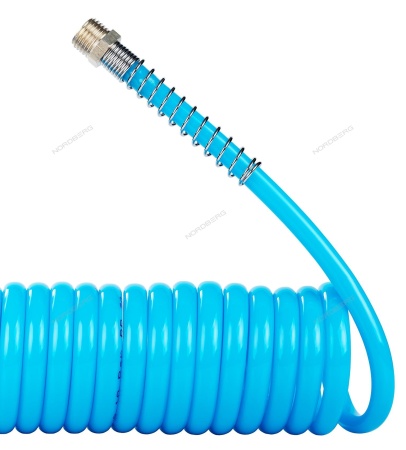 Шланг воздушный спиральный ПУ диам. 6х8 мм, 12 м