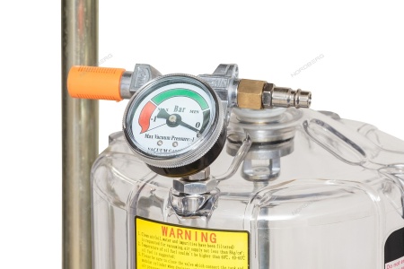 Установка для сбора масла пневматическая, 65 л, синяя