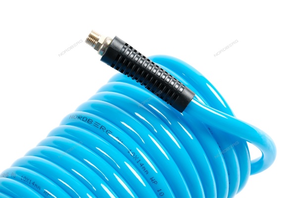 Шланг воздушный спиральный ПУ диам. 10х14 мм, 11 м