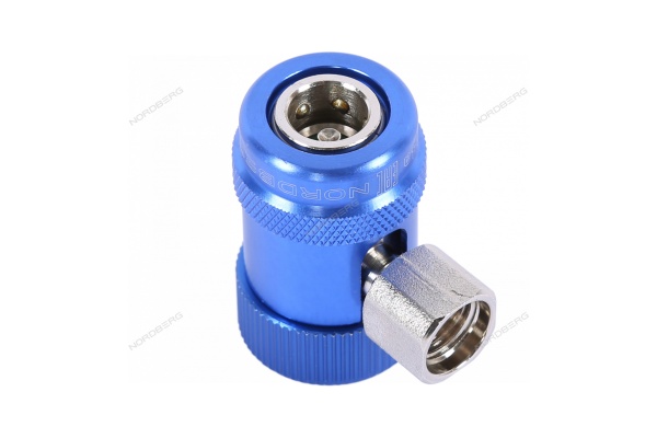 Муфта быстросъемная R134a низкое давление, синяя