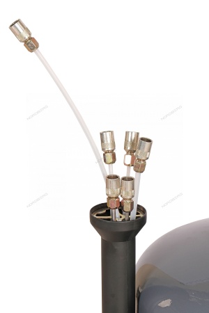 Установка для сбора масла пневматическая, 115 л, серая