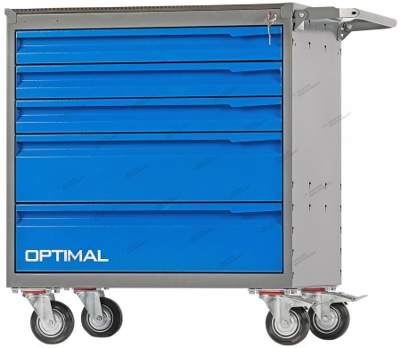 Тележка инструментальная, 5 выдвижных ящиков /OPTIMAL-NT125/