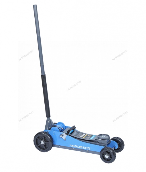 Домкрат подкатной с большими колесами, 3 т