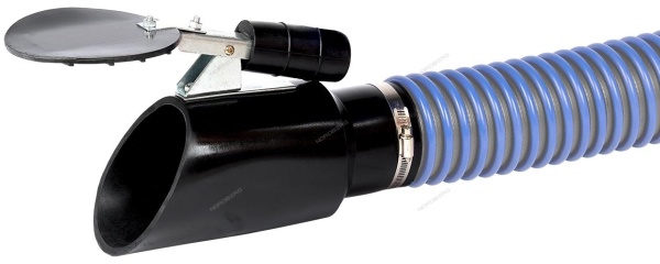 Насадка резиновая овальная наклонная на шланг D=75 мм