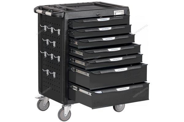 Тележка инструментальная профессиональная (серая)