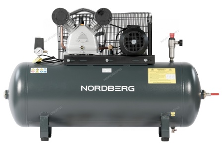 Компрессор поршневой с ременной передачей 380 В, ресивер 270 л, 880 л/мин