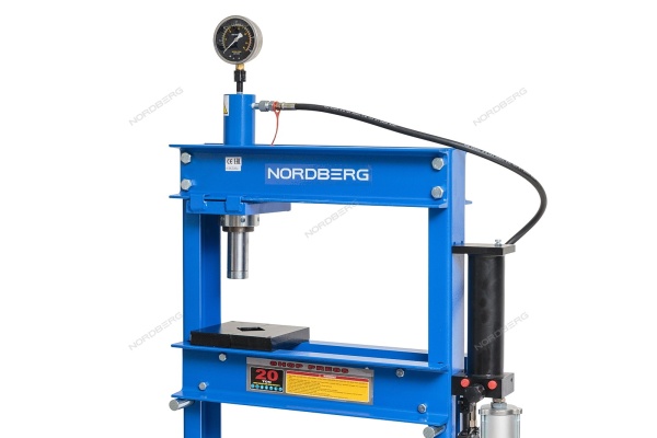 Пресс гидравлический, 20 т, ручной и пневмопривод