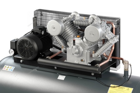 Компрессор поршневой с ременной передачей 380 В, ресивер 500 л, 1000 л/мин, 16 бар