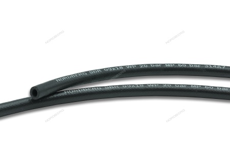 Шланг воздушный резиновый SBR, диам. 9х18 мм, 1 пог. м (в бухте 50м)