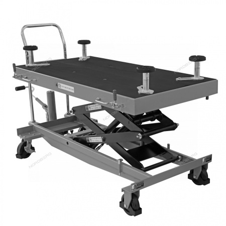 Стол подъемный гидравлический для АКБ электромобиля, 1000 кг, двойные ножницы