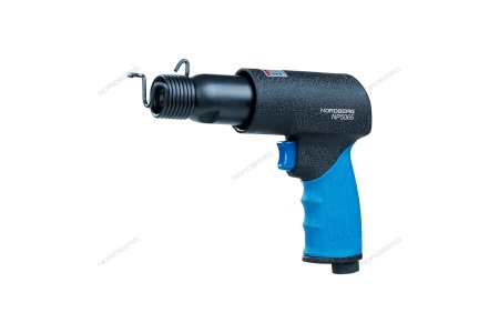 Пневмозубило 190 мм с комплектом насадок