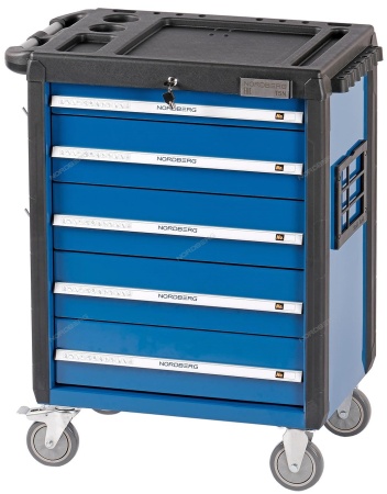 Тележка инструментальная профессиональная (синяя)