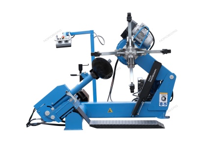 Станок шиномонтажный для грузовых автомобилей 14"-42", с пультом на штанге, 380V, синий