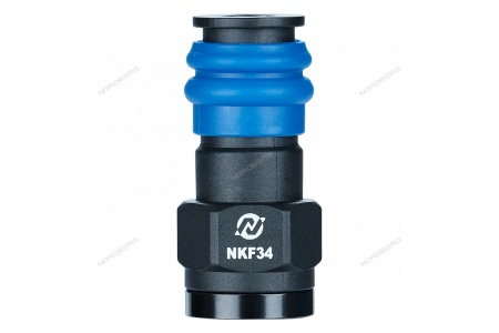 Разъем композитный "мама" быстросъемный - резьба F1/2"